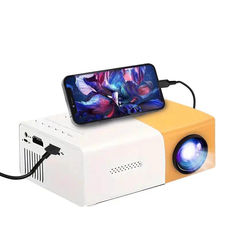 2025 Mini Home Projector with Screen for Mobile Phones, Dorms, Bedrooms, and Students