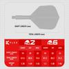 TARGET Shape Flight 33mm Medium White K-Flex No.6
