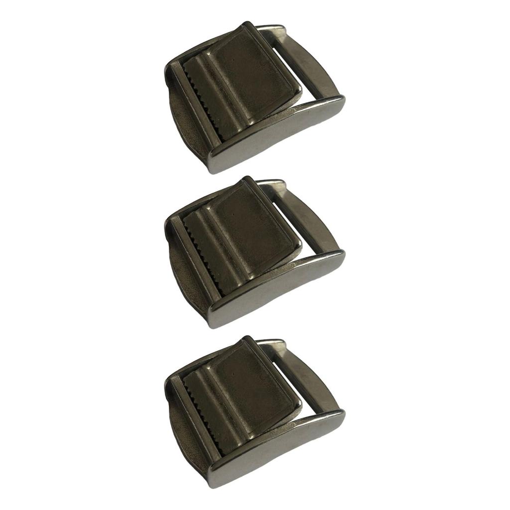 3PCS Stainless Steel Lashing Straps Cam Buckle 1 "Belt Cambuckle