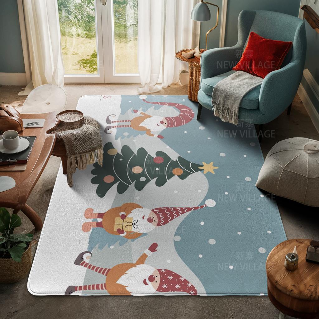 Koberec ke vchodu do domu Rohožka ke dveřím do domu Obývací pokoj Vana Koupelna Protiskluzové koberce s absorpcí vody vana Veselé Vánoce zima