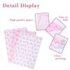 3Pcs Thick Material Bow Themed Wrapping Paper Double-Sided Printing Wrapping Paper  Gift Paper Decor