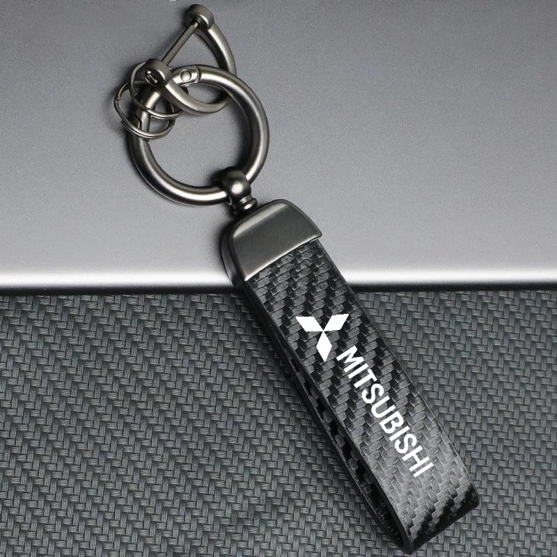 

Car Key Chain Keyring Auto Accessories For Mitsubishi Outlander Lancer 10 EX ASX Pajero L200 Colt Eclipse Ralliart Triton Delica