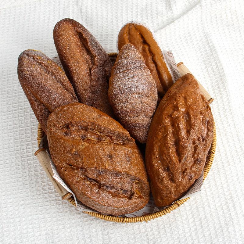 PU-Simulation Französisches Roggenbrotmodell Künstliches Brot Fake-Kuchen Bäckerei-Ausstellungsstücke Ornamente Foto-Requisiten Festival-Deko