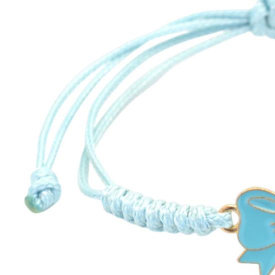 Bow Braided Bracelet Adjustable String Rope Bracelet Handcrafted Cheerleader Bracelet for Cheer Dance Team Friends Gift