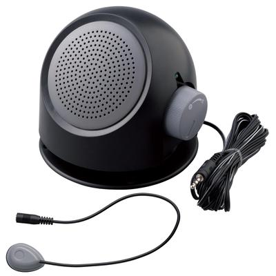 Comolife Clear Handheld Speaker with TV Speaker Sound Collection Battery for Seniors and Web Conferencing Sound! Priority, Microphone, Operated,