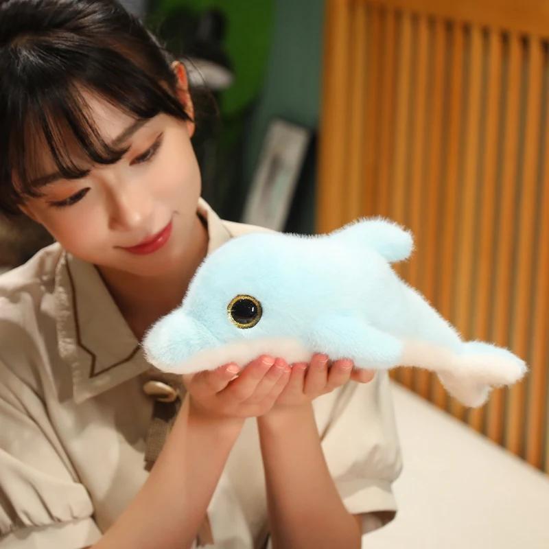New 22/30cm Lovely Sea Lions Dolphin Seahorse Plush Toys Stuffed Soft Cute Animal Dolls Sofa Decor for Children Gifts