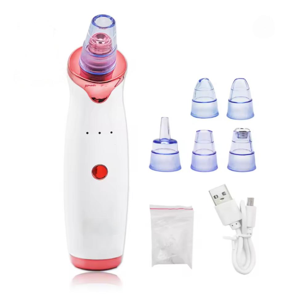 Facial Blackhead Remover Vacuum Pore Electric Pimple Blackhead Cleaner USB Rechargeable Water Cycle Face Cleaning Tool