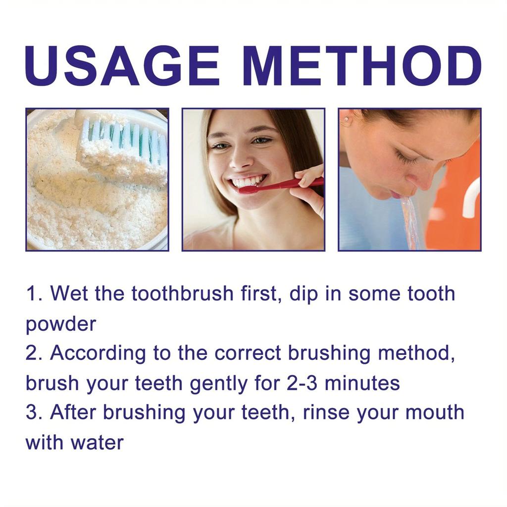 A Thoughtful Partner for Daily Oral Care! Gentle Tooth Powder Cleans the Surface of Teeth