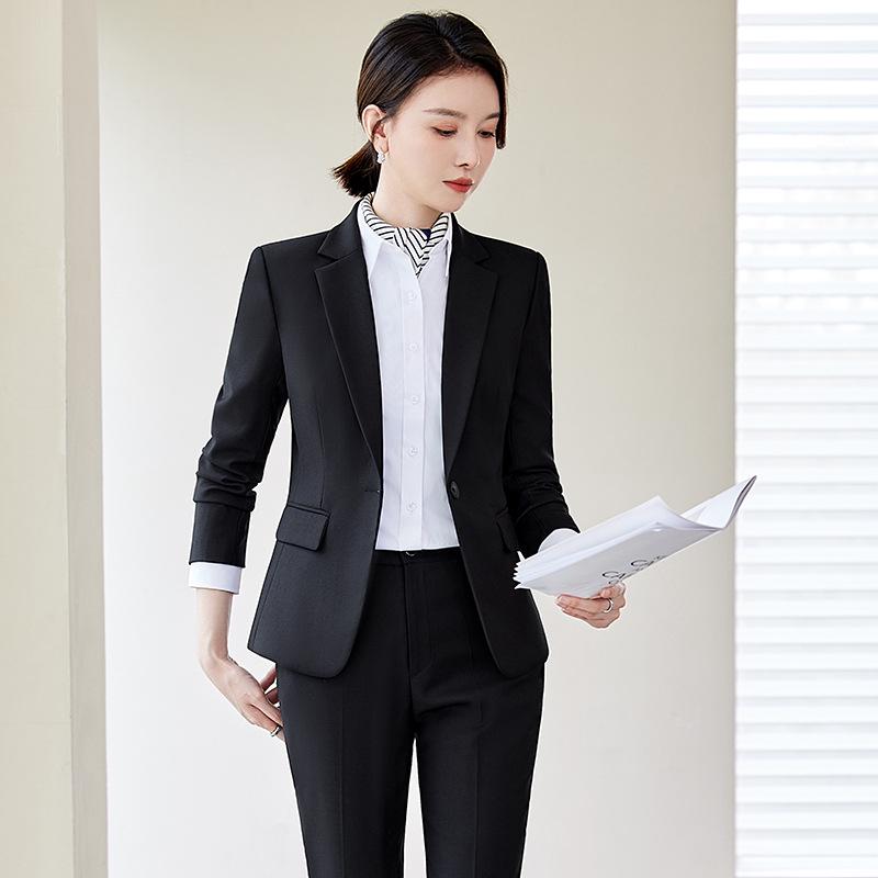 Women's Postal Workwear: New Postal Savings Bank of China Uniform Jacket and Trousers Suit