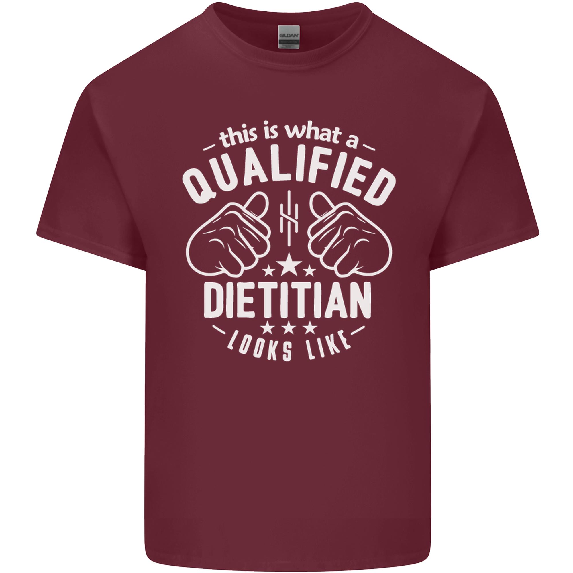 A Qualified Dietician Looks Like Unisexs Light Cotton TShirt S
