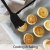 Pastry Brush, Basting Brush Silicone Brush Grill Brush for Cooking Baking (Black)