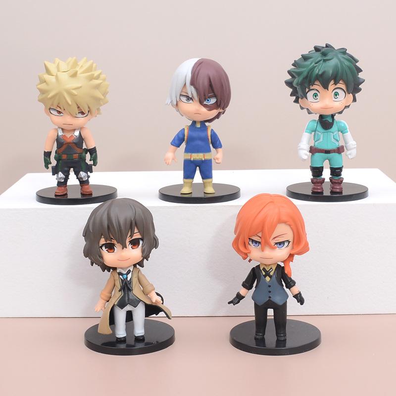 My Hero Academia Midoriya Izuku Todoroki So Kirishima Eijiro Himiko Toga Collectile Model Figures Doll Toys