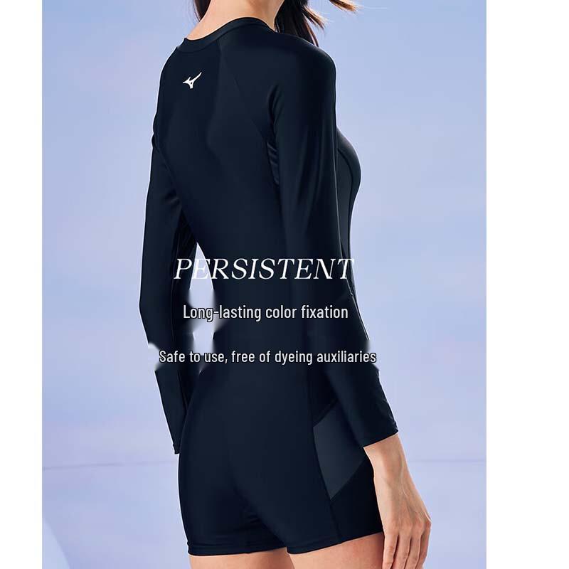 Mizuno N2CA3320-09 Women's Long Sleeve One-Piece Swimsuit