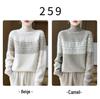 100% Pure Wool Round Neck Knit Cardigan with Zipper - Autumn/Winter Loose Fit Lazy Style Sweater