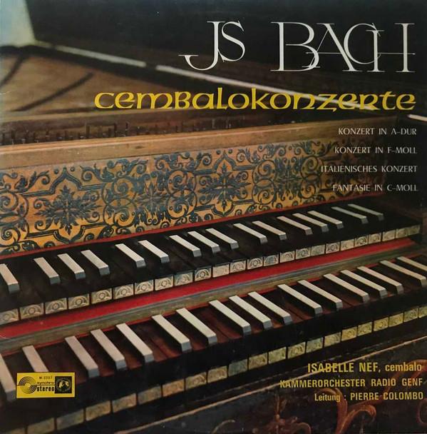 LP Record JOHANN SEBASTIAN BACH - ISABELLE NE - Cembalokonzerte SMS2257 Concert Hall Germany Classical Used