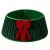 Folding Velvet Christmas Tree Collar Strip Design Christmas Tree Base Protector  Farmhouse