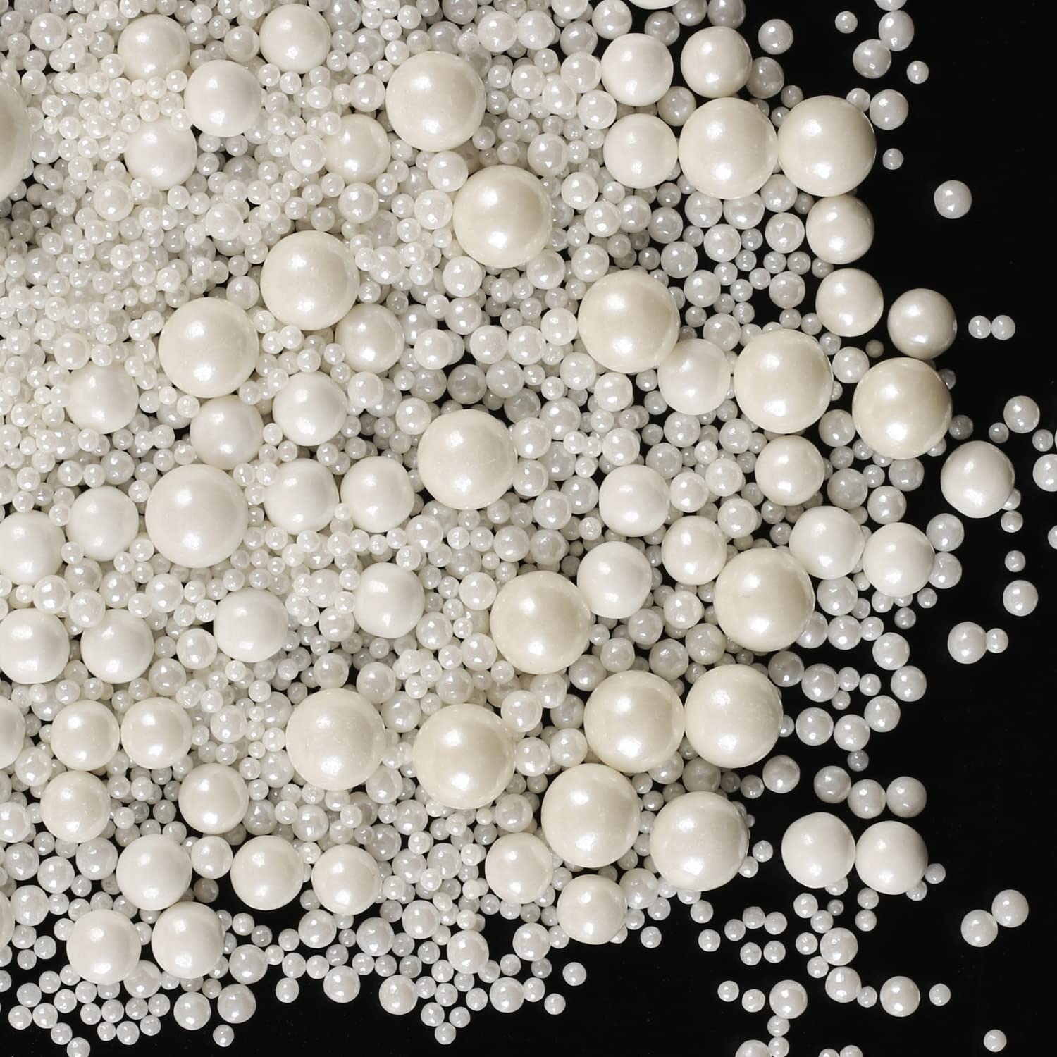 

Белые жемчужины-посыпки для украшения торта, кексов, печенья, топпинги для мороженого, для праздников, баночка-шейкер, свадебный душ, атрибутика для вечеринки 10mm белый