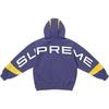 Supreme Paneled Hooded Sweatshirt Washed Navy