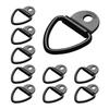 10PCS Heavy Duty Steel V Ring Bolts, Tie Down Rings Fits for Tie Down Anchors for Truck, Trailer, Warehouse, Boat
