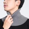 Männer Frauen Gefälschte Kragen Schal Gestrickte Elastische Falsche Kragen Schal Warme Winter Radfahren Winddicht Abnehmbare Wrap Schal