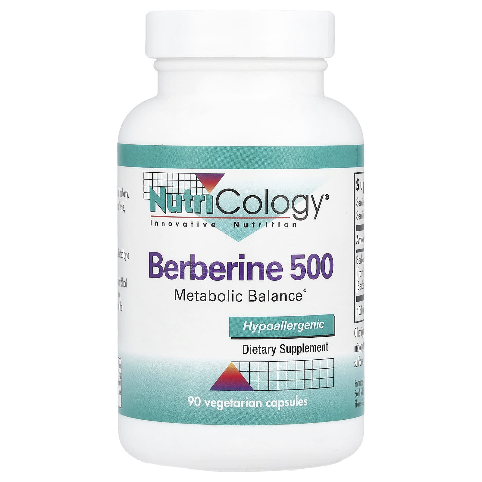 

Berberine 500, 90 Veggie Capsules