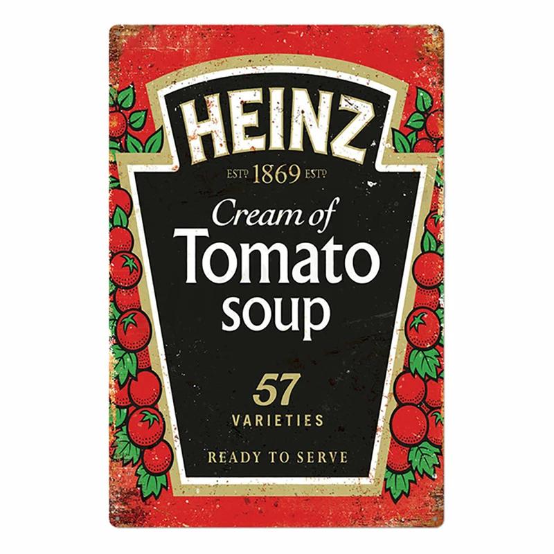 Hot Burgers Plaque Metal Tin Sign Vintage Poster Fried Chicken Retro Plate Wall Decor for Kitchen Restaurant Shop