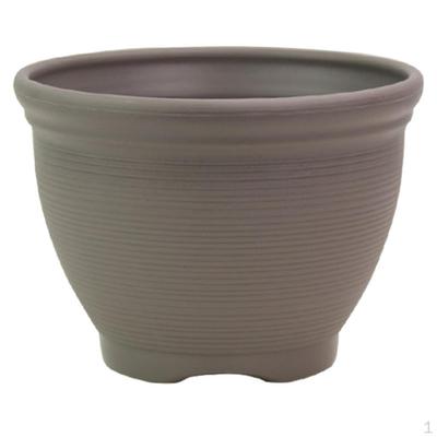 1pc 6-10'' Plastic Nursery Flower Pots with Drainage Hole for Use