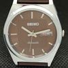 REFURBISHED VINTAGE SEIKO 5 AUTO 6309A JAPAN MENS D/D BROWN WATCH 593c-a314824-2 SKU593c-a314824