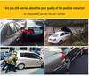Anti-slip Rubber & Wood Tire Stop Block - Prevents Car Rolling