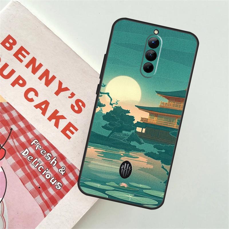 Japanese Style Art Japan Case For ZTE Nubia Red Magic 9 8 8S Pro Plus RedMagic 6 7 6S 7S Pro 5G 5S 6R Cover Shell