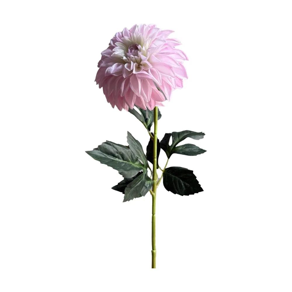 Realistische Große Blume Künstliche Chrysantheme Langer Ast 3D Gedruckte Dahlie Real Touch Künstliche Falsche Blume Hochzeitsdeko