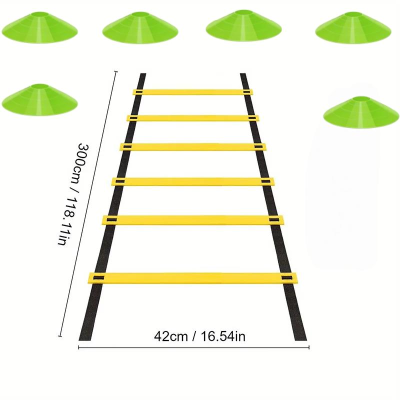 Agility Ladder &  football training plate Removable For Speed Training Sports Flexibility Portable Agility Football Training