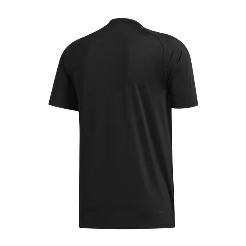 Adidas Casual Sports Crew Neck Short Sleeve T-Shirt Men Tops Black FL4444