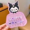 Kuromi & My Melody Sanrio Cartoon Kids' Wearable Nail Stickers - Cute Self-Adhesive Tips