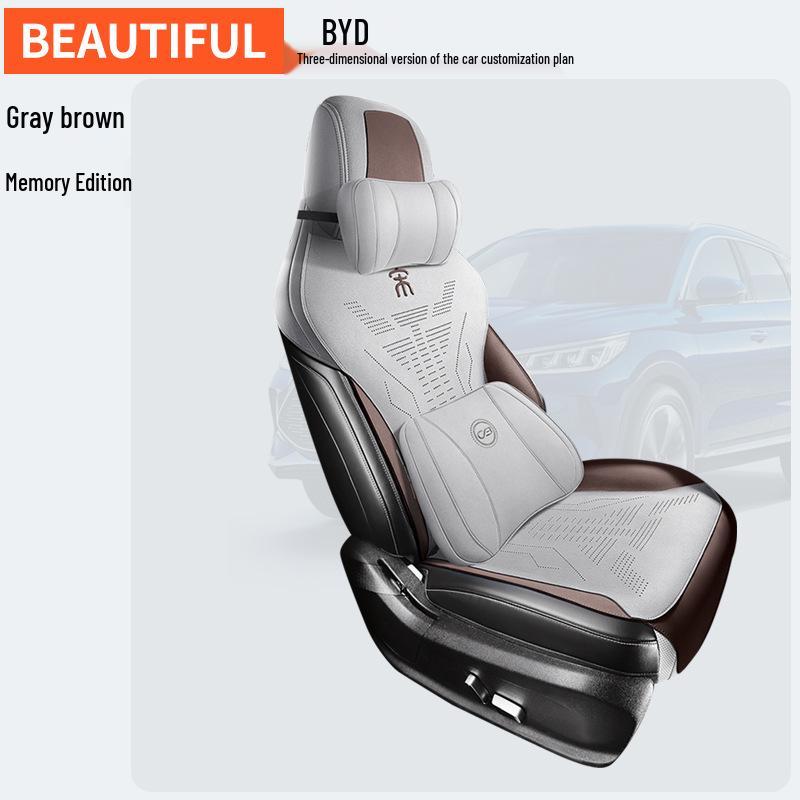 ZFL Sports Leather Seat Cushion Cover for BYD Song PLUS - All-Season Comfort