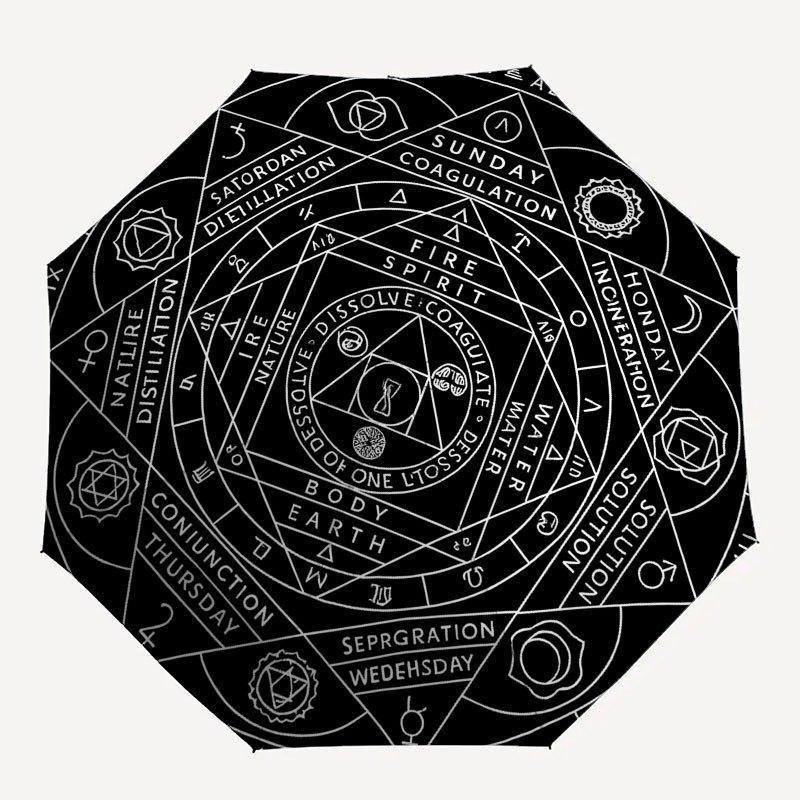 Play Alchemist: The Ultimate Guide to Successful AlchemyUmbrella with Cute Design, Portable 3-Fold Compact Umbrella for Men & Women, Valentine's Day M