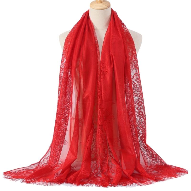 Elegant Lace Shawl Wrap For Evening Party Wedding Formal Event Flower Pattern Scarf With Tassels And Seethrough Design