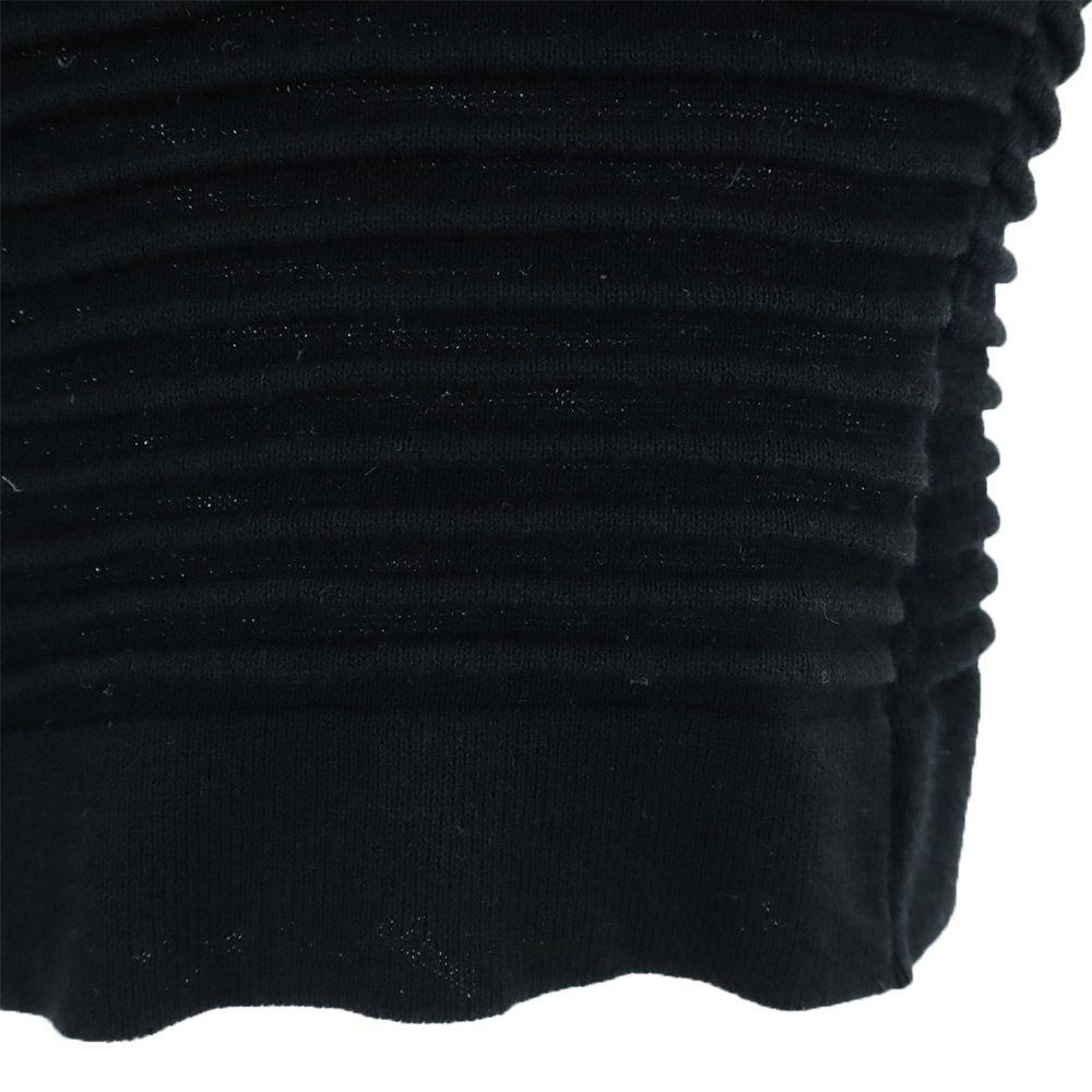 Rene With collar Knit vest 36 Black x white Women Used