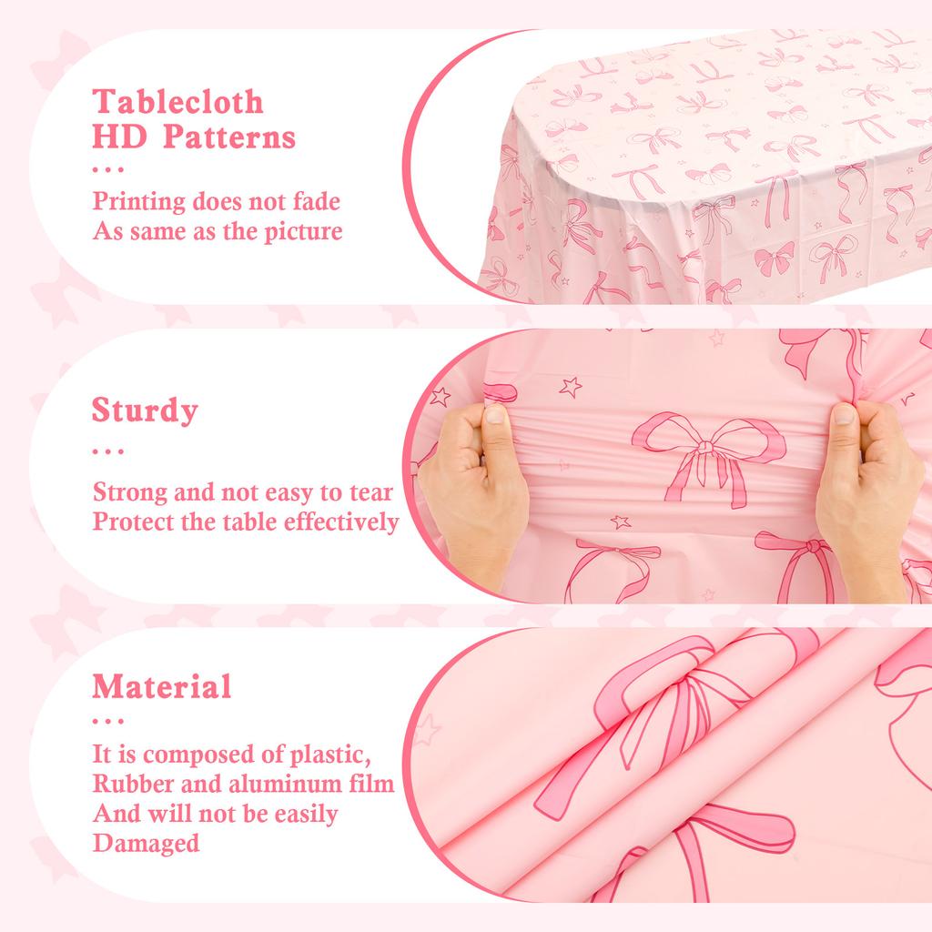 1 zestaw Różowe Balony z Kokardą Mini Balon Muszka Dekoracja Ślubna Urodzinowa Prezent na Wieczór Panieński Balon Dekoracyjny Materiały