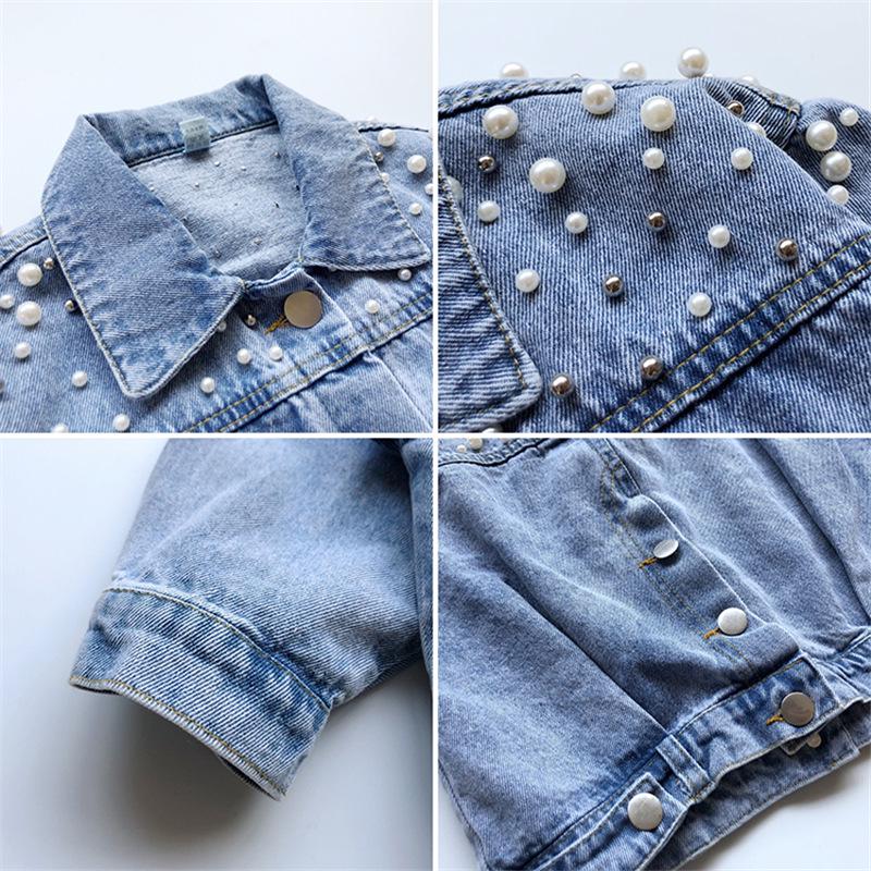 2024 Spring & Autumn Girls' Denim Jacket: Trendy Korean-Style Fashion for Baby & Girls