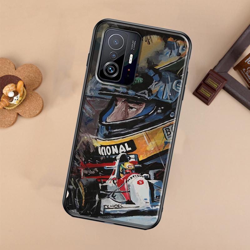 

Ayrton Senna F1 Case For Xiaomi POCO X7 X6 Pro X3 X5 M6 F3 F5 F6 Pro 11T 12T 13T 14T Pro 13 14 Ultra Cover Xiaomi 14