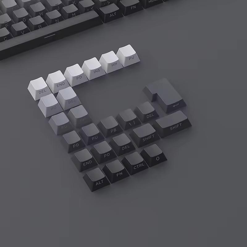 133-Key Custom PBT Keycaps Top-Selling Global Gaming Mechanical Keyboard with Polar Day Gradient Side Engraving
