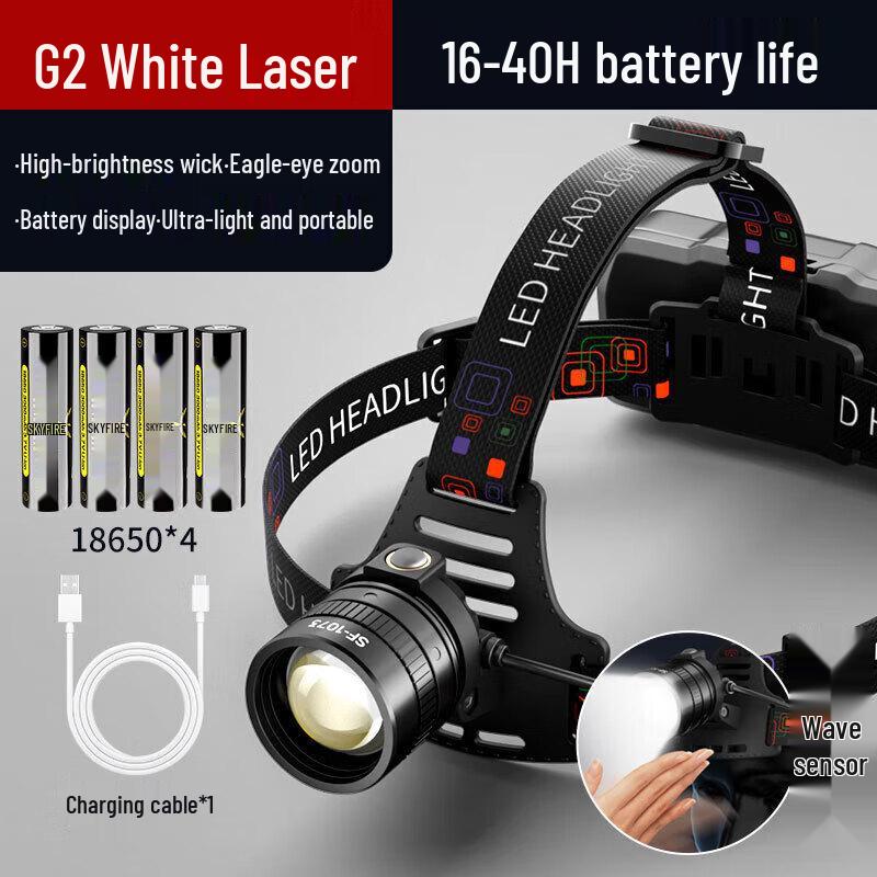 

SkyFire SF-TD-1073 Rechargeable LED Headlamp