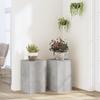 Vidaxl Plant Pot Stands, 2 Pcs, Concrete Gray, 30X30X50 Cm