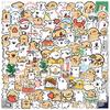 100PCS Cartoon Line Dog In The Book Cute Stickers DIY Kids Toys Laptop Luggage Skateboard Suitcase Guitar Graffiti Decal Sticker