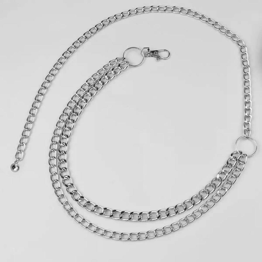 Adjustable Body Link Belts Multilayer Decorative Belt Waistband Waist Chain Belt for Jeans Dress