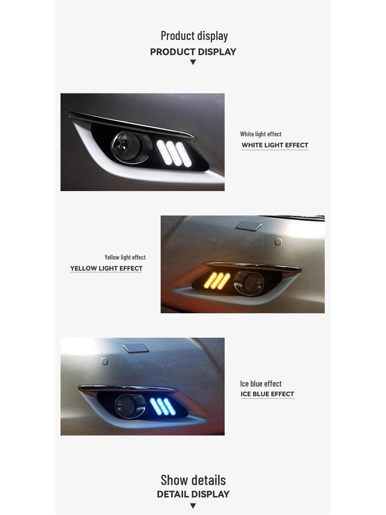 LED Daytime Running & Fog Lights for 06-08 Toyota Camry