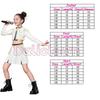 Film K-Pop Rumi Mira Zoey Demon Hunters Costume Cosplay Bambini Ragazze Halloween Palco Stampato 3D Huntrix Dorato Abbigliamento Role Play