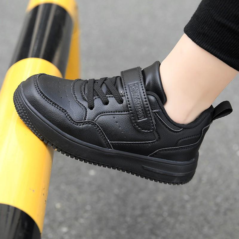 Youth style shoes Kids Black Mesh Running Shoes Boys Girls Lightweight Breathable Casual Sneakers School Outdoor Use