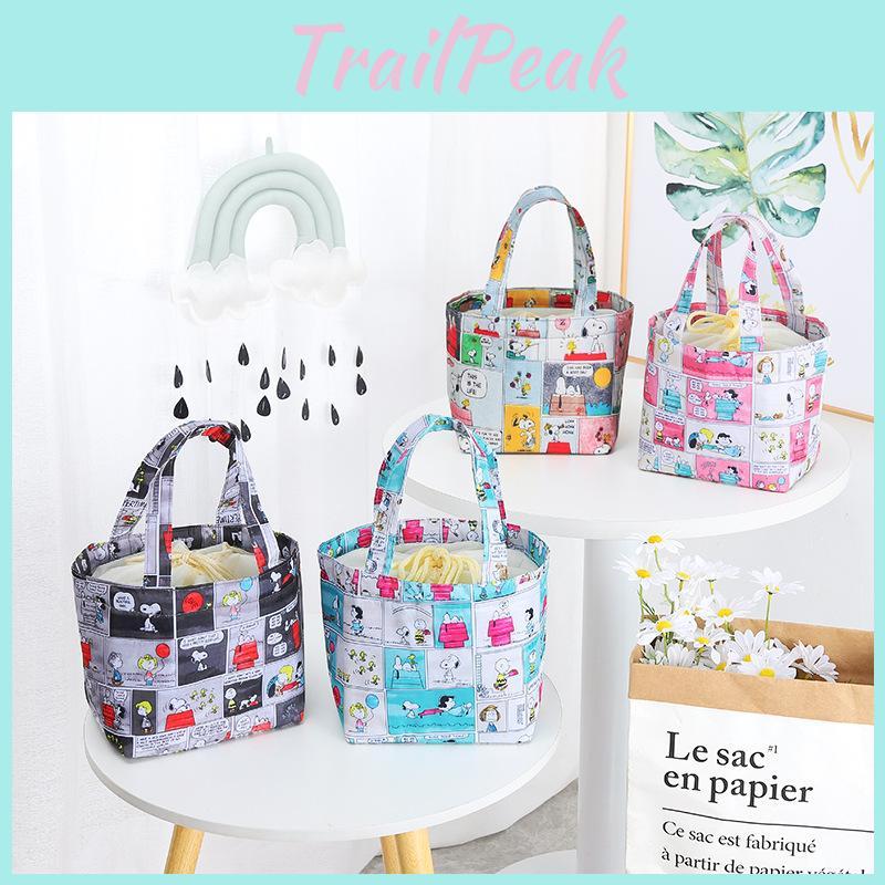 Lunch Bag Insulated With Drawstring For Outings Picnics And